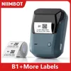 Niimbot B1 Mini Portable Thermal Printer Self-Adhesive Sticker Label Maker Pocket Printer Labeling Machine Bluetooth Niimbot B1 240327