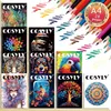 10 PCS kleurboek met verschillende series, dieren, bloemen, vogels, karakter protrait, mandala's, geschenk, ontspanning, verlichte stress, meditatie