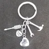 Мода папа механик от отца отца подарки подарки автомобиль инструменты для отца Keyring