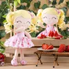 Films TV Toy en peluche Gloveleya Poll Doll Coil Hair Dolls 2023 Nouveau design Fruit Toys 30cm 240407