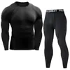 Mens Compressieset Men Sportkleding Gym Fitness Suits Training Jogging Sport Panty Kleding Rashguard Running Tracksuit Men 240407