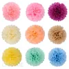 Dekorativa blommor 10 bitar av handgjorda vävnadsfest Flower Ball Decoration Paper Fluffy Wedding Baby Birthday Favority