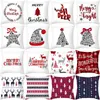 Pillow 45x45cm Christmas Cover Santa Claus Decorative Merry Decorations Pillows Decor Home Year Ornament