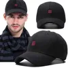 Caps de bola Dads Winter Headwear Mens Warm Felt Sports Hat Mens Lã Lã Chapéu de beisebol 55-60cm 60-65cm Q240403