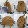 Girl Fabric School Bag Fashion College Student Vintage Women Backpack Leinwand weibliche Laptop -Tasche Kawaii Ladies Backpack 240407