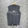 Gym Tank Top for Men Summer Outdoor Running Vest Letter Printed Designer ärmlös Vest Cotton Bottom för ung