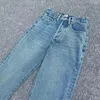 Damesjeans totem rechtstreeks voor vrouwen modemerk hoge taille volledige denim broek vintage jean enkellengte casual broek dame