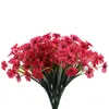 Dekoracyjne kwiaty realistyczna fioletowe fioletowe symulacja idealna na każdą okazję