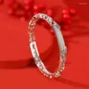 Bangle Sterling Silver Randid Hetian Jade Écorpavant en filigrane Bracelet Fashion Women's Light Luxury Designsbracelets for Women