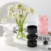 Vases Vase Vase Home Decor Room Nordic Wedding Decoration Pot Fleur Couteau de couleur Table hydroponique