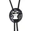 Bolo Ties Fashion Relief Horse Bouton Bolo Tie Collier Bolo Tie Western Cowboy Coldie Y1UA 240407