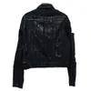 D Black Brushed Wax 24SS Hedi Homme Style Lapel Handmade tårskadad denimjacka jackajacka