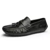 Casual schoenen lichtgewicht heren rijden Tassel Leer Penny Loafers Men 2024 Man Mocasins Slip op herenflats mannelijk