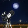 Teleskoplar 70mm Tablo Astronomik Teleskop 150x Yeni Başlayanlar Monoküler Ay -Gezgin Teleskop Tripod Çocuk Doğum Günü Hediyesi Teleskop