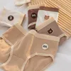 Women's Panties M-XL Cotton Underwear Cute Panty Comfort For Girls Mid Waist Seamless Suit Underpants Female Lingerie