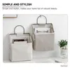 Storage Bags 2 Sets Hanging Pockets Organizer Wall Mounted Bag Home Door Foldable Pouch Wall-mounted