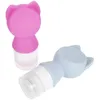 Storage Bottles 2 Pcs Bottled Travel Liquid Container Refillable Small Dispenser Toiletry Silicone Lotion Pp Supple Supplies