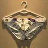 Underpants Men Intwear vestiti lisci per la pelle slip per motivi eleganti per camera da letto