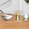 Teaware sets 4 stcs Japanse matcha garde set met houderaccessoires multipurpose tools traditionele handicraft professional voor beginner