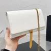 Designers Falp y Chain carteira Bolsa de choque de crocodilo com gravação em couro woc bolsa de ombro de ombro de ombro médio