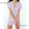 Kobiety Śliczny Roller Rabbit piżama Y2K Małpa Prefabrykowana druk 2-częściowy piżama zestaw koszulki z krótkim rękawem pj