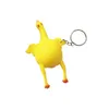 Klasynie Smyczowe Zabawa Jajka Zatrzymuje się zatłoczony brelok do kuli na kury Kreatywne łyżki Cunning Małe narzędzia Toy Chicken Q240403