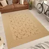 Teppiche Wohnzimmer Teppich natürlicher Jute traditionelle Hand stricken Home Dekoration gedruckter Teppich Verschleiß resistent haltbar weiche Anti -Schlupfmatten