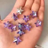 Outil 50pcs Starfish Charm Nail Art Rhingestones 3D AB Décoration colorée Ornements Pixie DIY MANICURE CRISTAL RHINESTONS HJE *