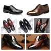 Top designer scarpe in pelle multi-stile di lusso, scarpe casual nera maschile, scarpe da lavoro di business di grandi dimensioni, scarpe da sposa con lega appuntite