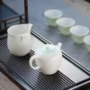 Teaware set Tea Set utsökt keramisk tekanna potten tecup porslin handgjorda kinesiska drycker