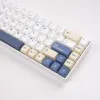 Accessories GMK Soy Milk Theme Keycaps 144 Keys PBT Keycaps Dye Sublimation For Cherry Gatrron MX Switches Mechanical Keyboard XDA key caps