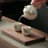 Zestawy herbaciarni chińskie akcesoria do herbaty serwis Kettle Infuser Popołudniowa porcelanowa luksusowy producent juego de te teapot ceramiczne ab50ts