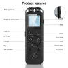 Recorder 832 GB Hifi Pen Voice Activated Recorder Professional Noise verminderen digitale dictafoon 1536Kbps audiosgeluiden opname mp3 -speler