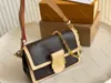 Designer dauphine mjuk gm mm handväska handväska hobo satchel koppling kväll baguette tote påse crossbody axel väska pochette accessoires