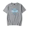 T-shirts masculins flamanto flim flam marchand bleu amour oiseaux t-shirt wome masculin de style décontracté imprimé à manches courtes