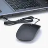 Souris USB Cable souris ultra-mince 3-button 1200dpi optique 3d défilement ordinateur pc h240407 optique 3D