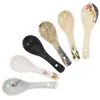 Spoons Dessert Japanese Soup Serving Tasting Rice Ceramic Portable Ramen Cutlery