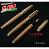Fontänpennor bambu penna bambu naturligt vitt trä dyrbar boll vacker fin borste evig demile fabrik h240407
