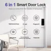 Blocca chiusura smart deadbolt blocchi waterpoof wifi bluetooth tuyaapp bioometrica impronta digitale senza chiave blocco