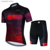 Magliette da uomo in bicicletta da biciclette set da uomo abbigliamento per bicicletta sport all'aperto