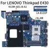 Moderkort för Lenovo ThinkPad Edge E430 E430C Notebook Mainboard LA8131P 04x0937 SLJ8E N13MGE1BA1 DDR3 Laptop Motherboard DDR3