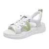 Talltor med band Sumer Womans Tennis för flickvän Ladies Sandals 2024 Skor Stylish Sneakers Sport Portable Womenshoes