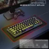 Keyboards G101D Mechanical Gaming Keyboard 63 Keys Compact Wired Computer Keyboard With RGB Color Lighting Backlight For Laptop PC