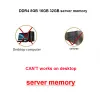 RAMS SEC CHIP DDR4 RAM 8GB 4GB 16GB PC4 2133MHzまたは2400MHz 2666MHz 2400Tまたは2133p 26666V ECC REGサーバーメモリ4G 16G 8G 32GB D4 RAM
