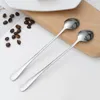 Coffee Scoops Stainless Steel Ice Tea Scoop Dessert Long Handle Spoon Cream Candy Milkshake Multi-Purpose Tableware