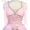 Stage Wear B24066 Tutus profissional de balé para adultos vestido de dança rosa Tutu Salia Costumes de bailarina personalizadas
