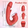Appuyez sur le vibrateur GSPOT battant pour les femmes stimulatrice clitoris du mamelon oral pipe lécher la langue