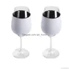 Drinkware Handle Case Sublimation Blank 10Oz 12Oz Wine Glass Tumbler Neoprene Insator Sleeve Holder Er For Diy Ornaments Llf13847 Dr Dhguq