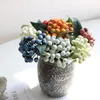 Decoratieve bloemen 25 cm kunstmatige bessen gesimuleerde hulstfortuin op zoek naar fruitboeket rode vruchten kerstboom decor bruiloft vakantie