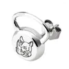 Stud Earrings Rhino Pot Of Bells 925 Sterling Silver Earring Dumbbells Kelltlebell For Men And Women Fashion Jewelry